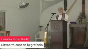 Uitvaartdienst en begrafenis van Rozendaal Urenne Rinette