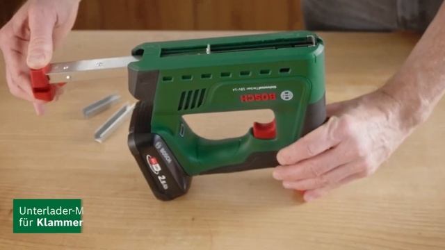 Bosch UniversalTacker 18V-14- der kraftvolle Akku Tacker