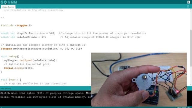 Stepper Motor Arduino Tutorial - Elegoo The Most Complete Starter Kit смотреть онлайн
