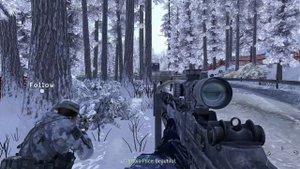 Modern Warfare 2, full walkthrough (Veteran difficulty), Mission 12 - Contingency, Part 1/2