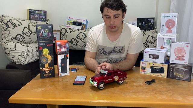 WSTER WS 558 KAMYON MODEL BLUETOOTH HOPARLÖR SES SİSTEMİ !!! #kamyon смотреть онлайн