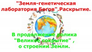 Земля-генетическая лаборатория. Очевидное- у нас под носом.#топыкатегорий.