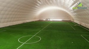 3 футбольных площадки 42х22. Газон DiaSport ProfiFootball M60. Санкт-Петербург, Мурманское шоссе 15А