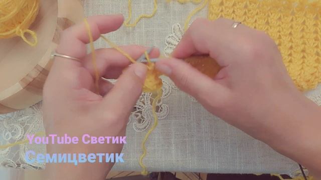 Потрясающий узор спицами для шапок, шарфов, кардиганов, снудов. смотреть онлайн