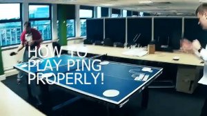 How we play PING Table Tennis here at Inspired