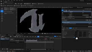29 - Logo animation with effectors. MOTION DESIGN Unreal Engine 5.4 with Raffi Bedross