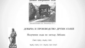 Видеолекция «История производства солей в Европе»