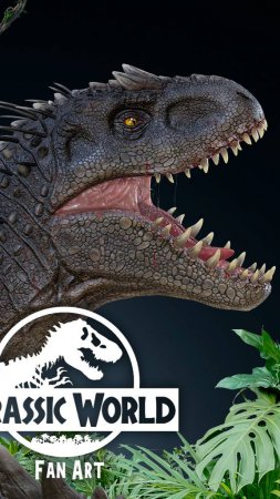 "INDOMINUS REX" #c4d #cg #jurassicworld #dinosaur #3d #animation #art #3dcoat #film #jurassicpark