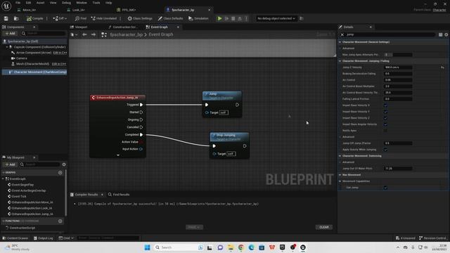 04. Jump Input. FIRST PERSON SHOOTER in Unreal Engine 5 by Unreal University