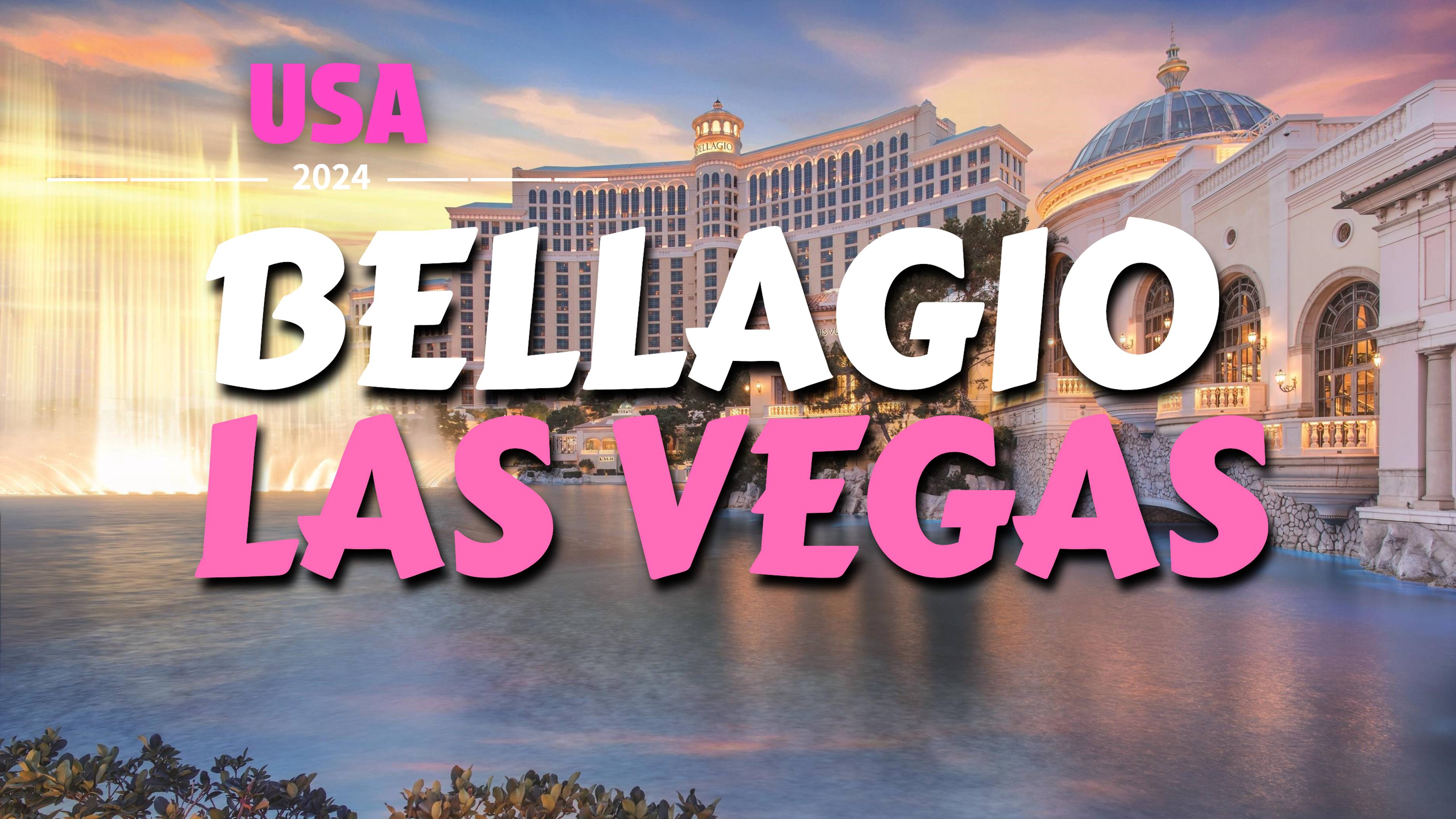 Белладжио, Лас-Вегас - Bellagio Walking Tour Las Vegas - Обзор отеля Bellagio