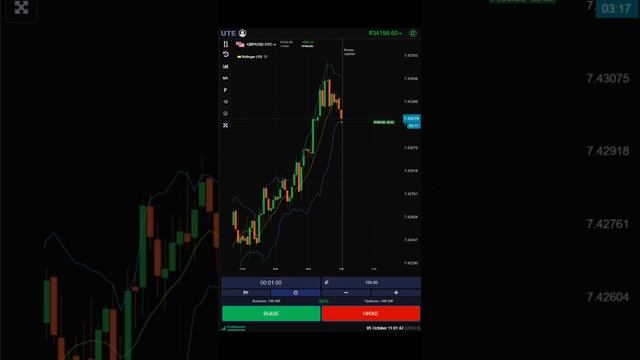 BINARY OPTION  UTE LIMITED  ТРЕЙДИНГ # 73 #инвестиции #pocketoption #акции