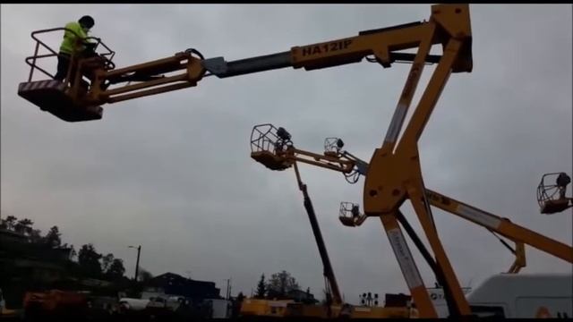PLATAFORMA ARTICULADA ELECTRICA 12M HAULOTTE HA 12 IP