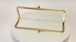 Фермуар, рамочный замок 24 см. G (Цвет: золото)