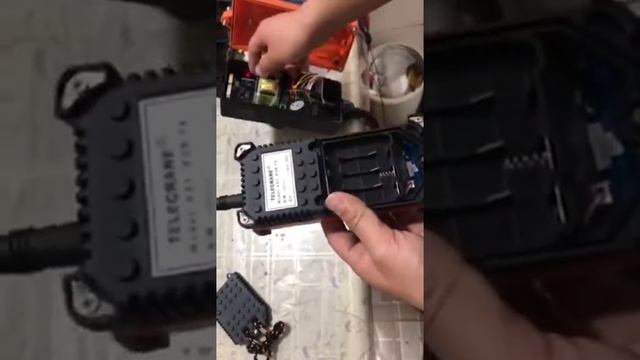 How to match industrial remote controller DIANQI F21-E1B
