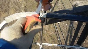 Демонтаж спиральной вязки