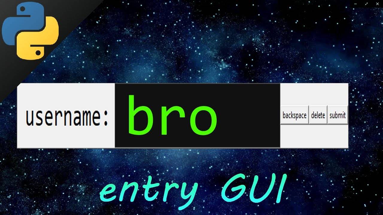 Урок №4: Python tkinter Пользовательский ввод с графическим интерфейсом смотреть онлайн