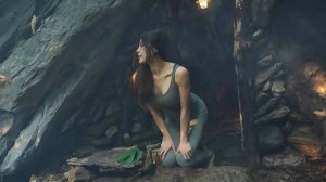 Красивая ДЕВУШКА в лесу АКТИВНЫЙ ОТДЫХ | ОДИНОЧНЫЙ КЕМПИНГ В ТРОПИЧЕСКОМ ЛЕСУ | АСМР звуки природы