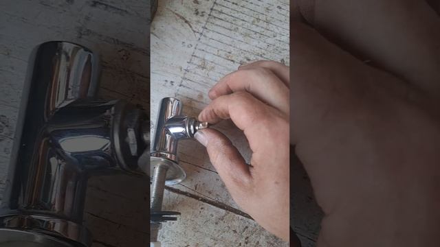 Замена кранбуксы, на кране  чистой воды фильтра БАРЬЕР.