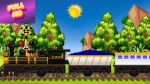 Анимированный фон "Старенький паровоз".
Cartoon background "Vintage train".