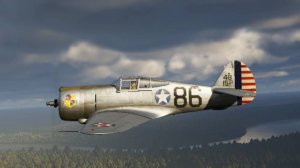 Бой на истребителе P-36A Расмуссена в War Thunder.