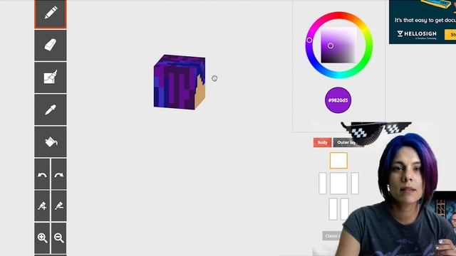 How-To Tutorial For "Mini Me" Skin in Minecraft Skin Editor смотреть онлайн