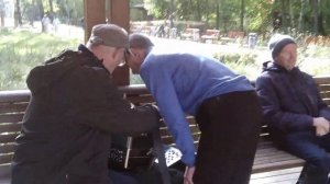 Гармонный рынок перебрался в Парк Кузьминки,пятачок,беседка у главного входа в парк,08.10.22г.