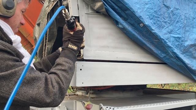 Atlas kraan opknappen Afl 27 Cabine lassen en eerste verfklusje смотреть онлайн