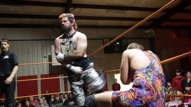 New South Wrestling | "We Love Pro Wrestling" 2020 | Brandon Williams vs Steven Michaels Falls Coun смотреть онлайн