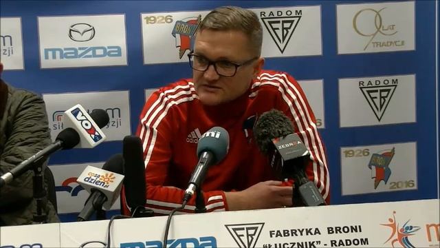 Konferencja prasowa po meczu Broń Radom - Oskar Przysucha смотреть онлайн