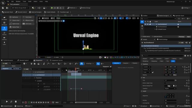 04 - Your first animation. MOTION DESIGN Unreal Engine 5.4 with Raffi Bedross