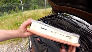 BMW X1 xDrive 20d F48 (2016): Замена воздушного фильтра