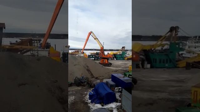 Портальный перегружатель Mantsinen MSK 6021 смотреть онлайн