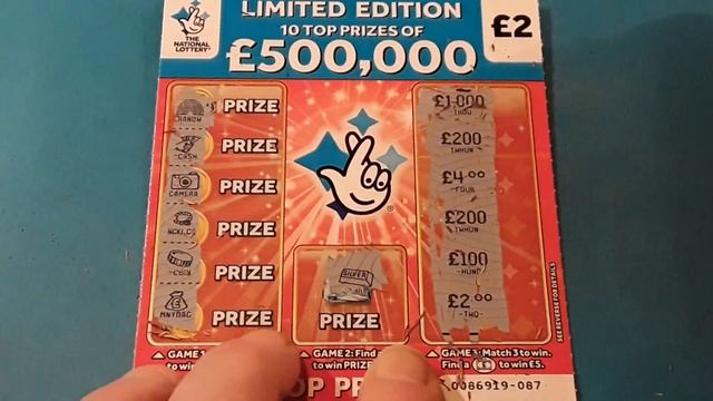Scratchcards..Wow!...I Have a 5050..Chance of a 5000 Win ....and I cant  Lose either way?