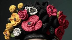 ШЛЯПКИ с цветами от нейросети. Подборка №2. ВЯЗАНИЕ.