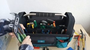 Сумка для инструментов FinePower BT472035.  Загрузил инструменты