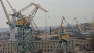Демонтаж портального крана "Кировец" часть 3