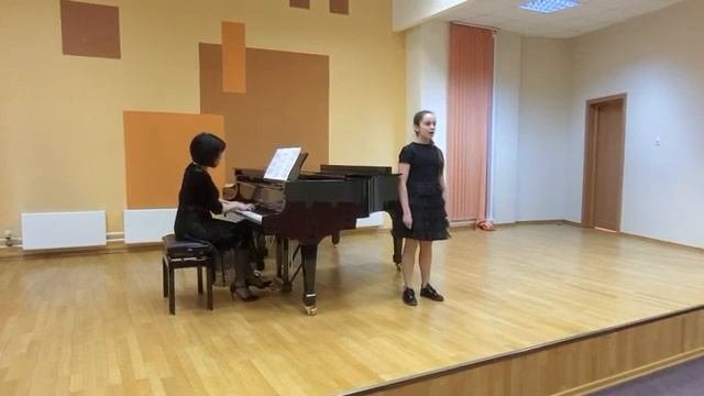 Ave Maria Caccini Каччини исполняет Анастасия Ючкина 12 лет