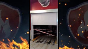 Противопожарная штора FireTechnics EI60 без орошения, Складской комплекс