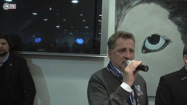 Pressekonferenz Kassel Huskies - Löwen Frankfurt, Spiel 5