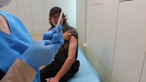 В торговом центре «Глобус» проходит вакцинация от гриппа