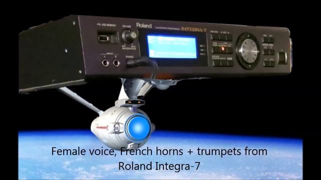 1966 Star Trek Theme (Alexander Courage) - Roland Integra-7 смотреть онлайн