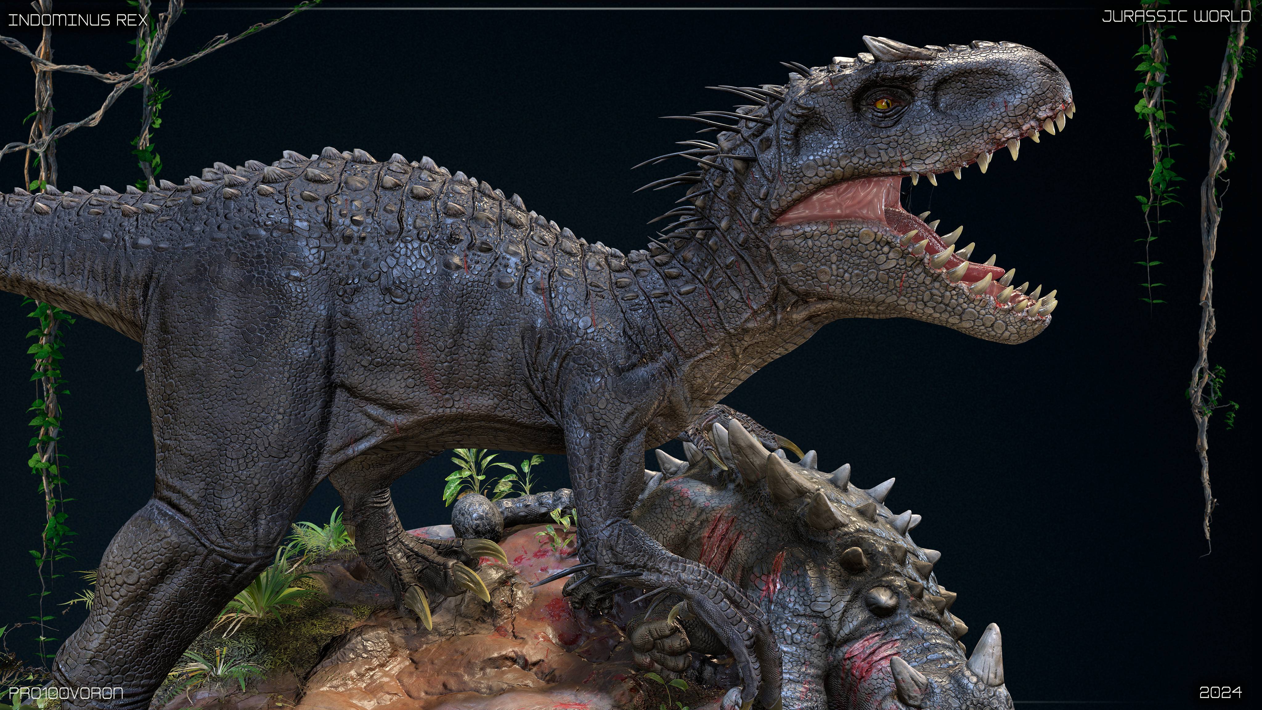 "INDOMINUS REX" - Анимация