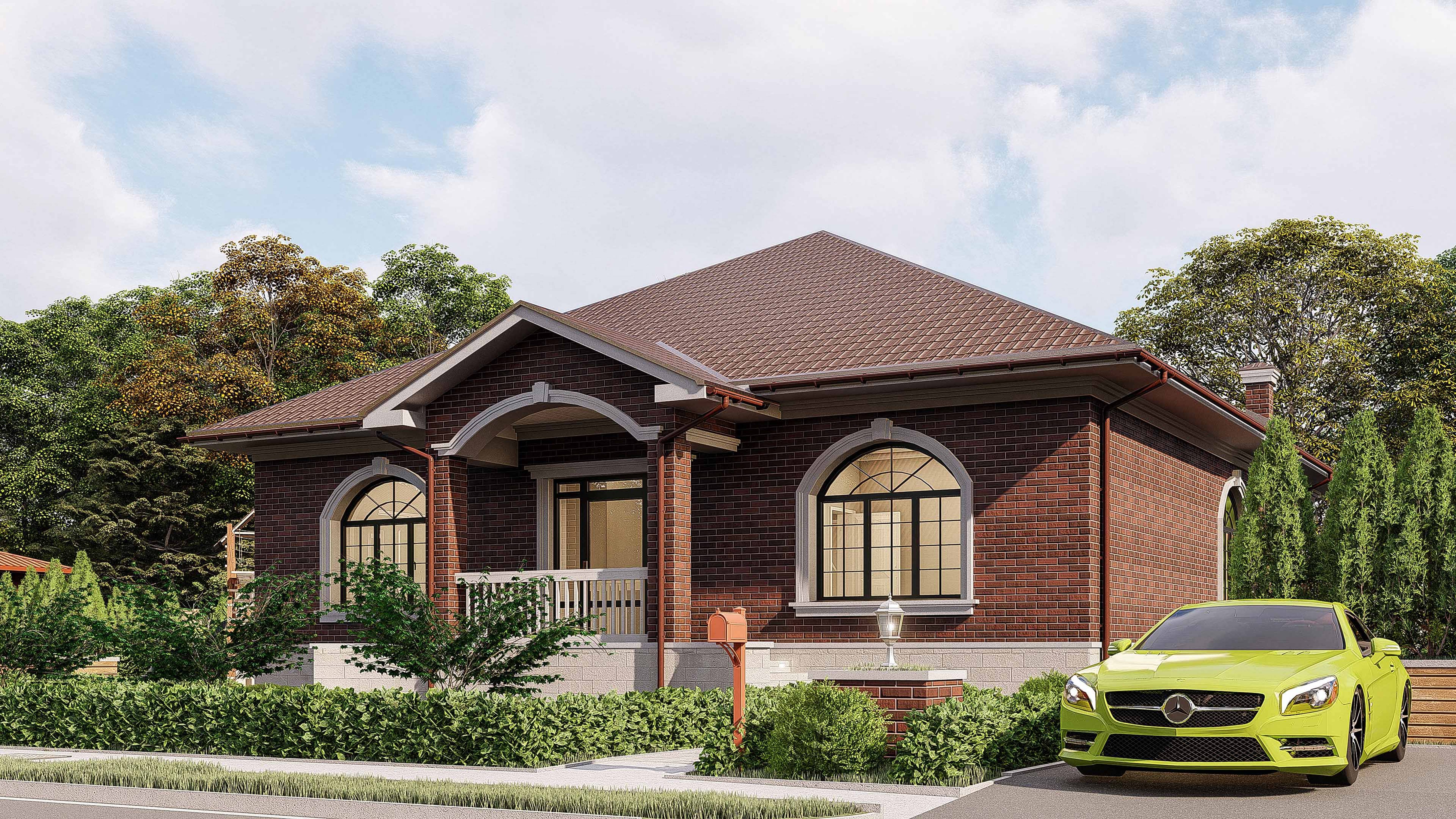 Проект одноэтажного дома 135 кв.м. смотреть онлайн