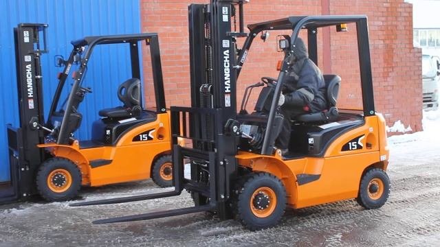 Новый вилочный дизельный погрузчик HANGCHA CPCD15 XRW10 высота подъема 4,8м боковое смещение вил
