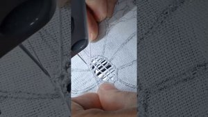 Вышивка ришелье. Часть3. Подушка с вышивкой.