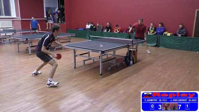 Сергей ХОМУТОВ vs Алексей ЖЕЛУБЕНКОВ, Турнир Master Open, Настольный теннис, Table Tennis
