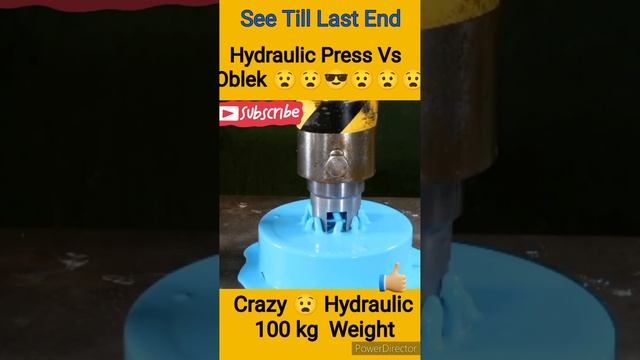 Hydraulic press vs oblek  #hydraulicpress #hydraulicpressexperiment #viralshortvideo2022#satisfying