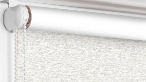 Глиттер BLACK-OUT белый - обзор ткани для рулонных штор Рулонка.рус