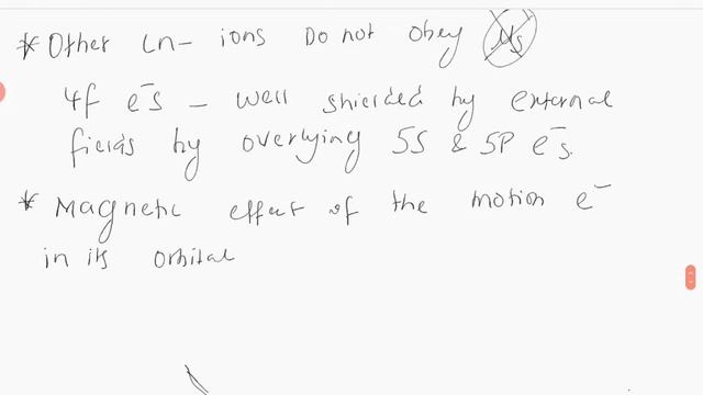 PU 2 I Chemistry I D & F Block Elements I Lecture 05 I Slide 18 I Magnetic Properties Lanthanoids