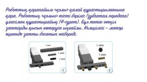 Роботтың қолының қозғалысы 3cынып Цифрлық сауаттылық
